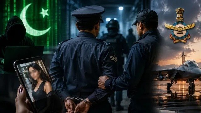 पाक एजेंट के हनी ट्रैप में फंसा वायुसेना अधिकारी गिरफ्तार