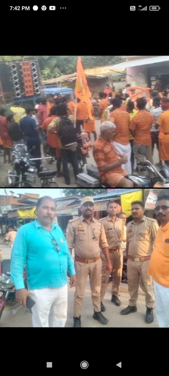 *डीजे की धुन पर गूंजा ‘बोल बम’, अयोध्या धाम को निकली भव्य कांवड़ यात्रा*