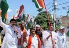 तिरंगा यात्रा में उमड़ा जनसैलाब, वंदे मातरम के नारों से गूंजा रजवापुर नानपारा  