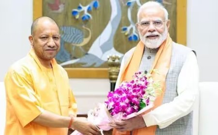 पीएम मोदी से मिले सीएम योगी 