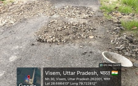 20 दिन में ही उखड़ने लगी लाखों रुपए की सड़क, पुलिया भी क्षतिग्रस्त; घटिया निर्माण सामग्री के आरोप से मचा हड़कंप।