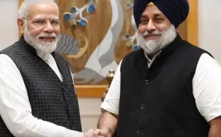 सुखबीर सिंह बादल प्रधानमंत्री मोदी से मिल, गठबंधन की अटकलें तेज