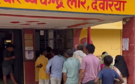 *लार सीएचसी में बदहाली पंजीकरण काउंटर पर लंबी कतारें, बाहर से जांच कराने को मजबूर मरीज*
