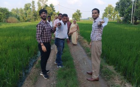 *जिलाधिकारी ने मौके पर पहुंचकर आईजीआरएस प्रकरण का किया निस्तारण*