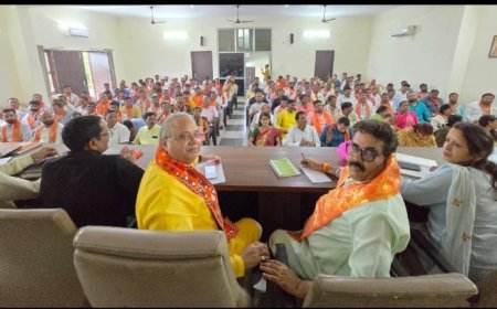 भाजपा जिला कार्यालय पर हर घर तिरंगा अभियान संबंधी कार्यशाला आयोजित    