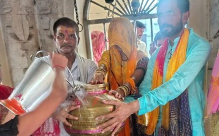 श्री शैलेश्वर मंदिर में उमड़ा कांवड़ियों का जनसैलाब
