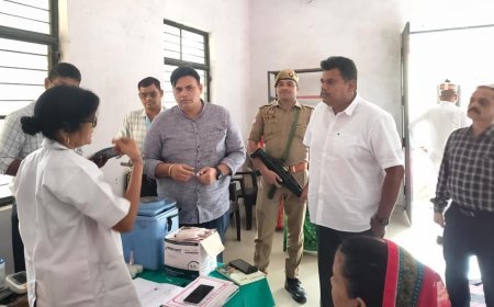 नेरी में डीएम का औचक निरीक्षण, लापरवाही पर एएनएम व आंगनबाड़ी कार्यकर्त्री पर कार्रवाई के निर्देश