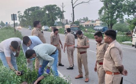 लखनऊ-बरेली हाईवे पर संदिग्ध हालात में मिला शव, हत्या या हादसा? जांच शुरू