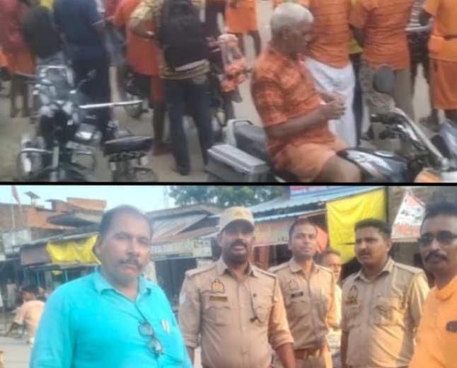 *डीजे की धुन पर गूंजा ‘बोल बम’, अयोध्या धाम को निकली भव्य कांवड़ यात्रा*