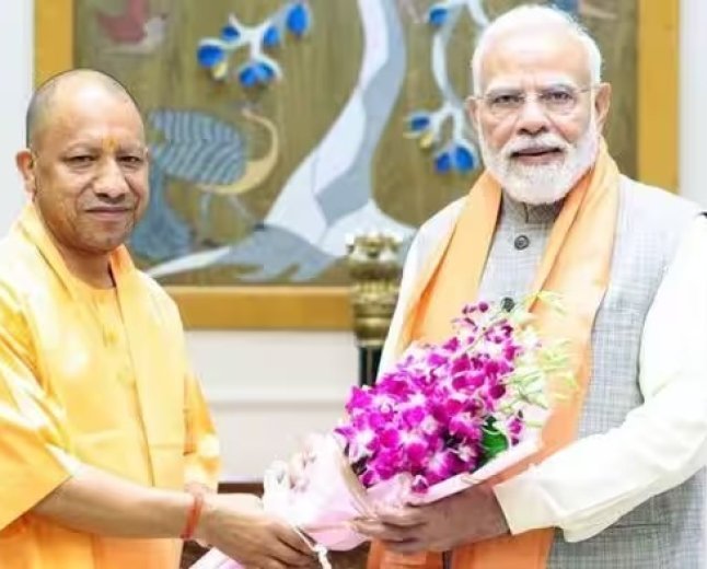 पीएम मोदी से मिले सीएम योगी 