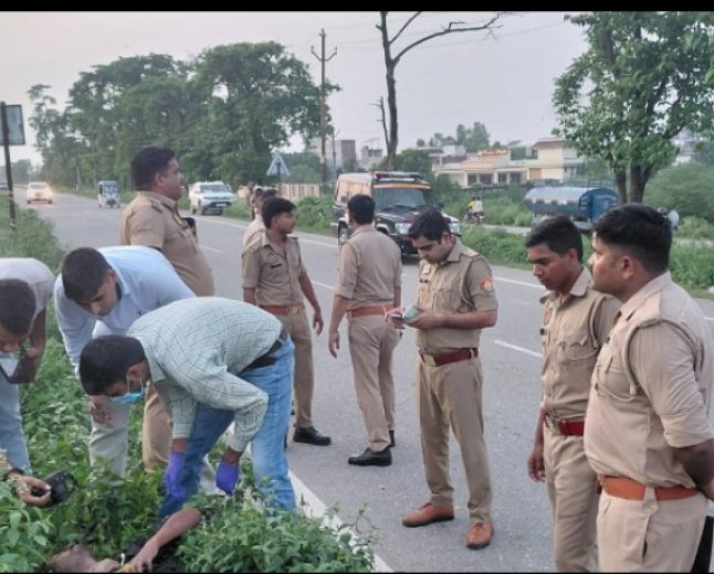 लखनऊ-बरेली हाईवे पर संदिग्ध हालात में मिला शव, हत्या या हादसा? जांच शुरू