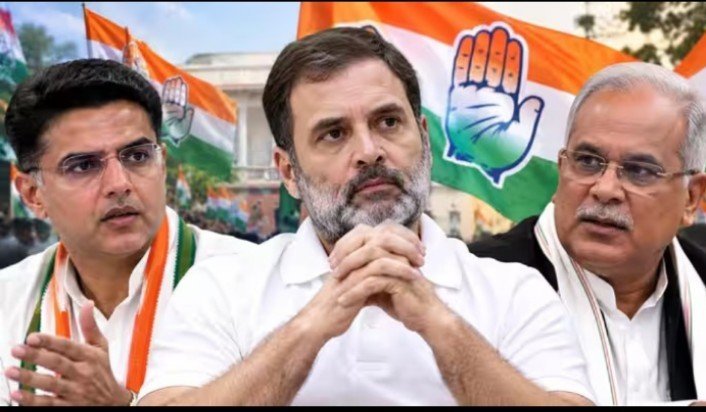 कांग्रेस ने छह राज्यों में बदले प्रभारी  - सचिन पायलट को पंजाब तो भूपेश बघेल को असम की कमान