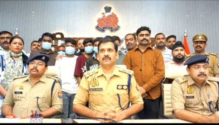 सर्राफा व्यापारी से लूट का खुलासा, सात शातिर बदमाश गिरफ्तार