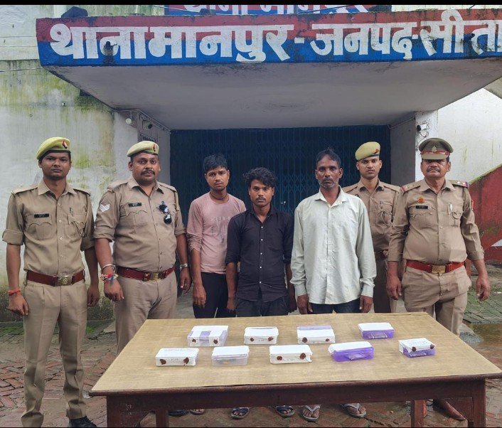 मानपुर में पुलिस की बड़ी सफलता, दो हिस्ट्रीशीटर समेत तीन गिरफ्तार; तीन घटनाओं का खुलासा
