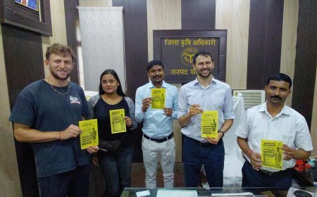 इजराइली वैज्ञानिकों ने सीतापुर में परखा ‘एग्री गुरु’ ऐप