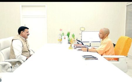 सीएम योगी से मिले विधायक शशांक त्रिवेदी
