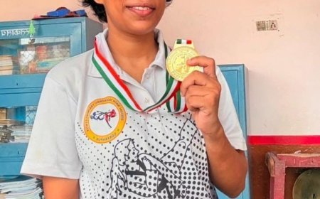 ताइक्वांडो में कांस्य पदक जीत कर   ज्योति ने बढ़ाया जिले का मान