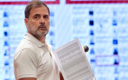राहुल बोले- मुख्य चुनाव आयुक्त ज्ञानेश ने वोट चोरी की:मैंने उनकी नियुक्ति का विरोध किया था, सरकार ने उन्हें ही चुना